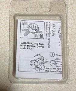 Mini World 1/72 GAU-2B/A, GAU-17/A, M134 Minigun (early) - Picture 1 of 2