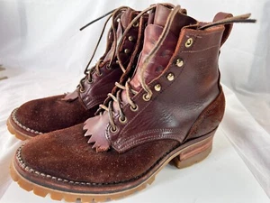 Botas Nicks 6" Urban Logger 10 E Marrón Suave Sobre Desbaste con Vibram Miel - Imagen 1 de 22