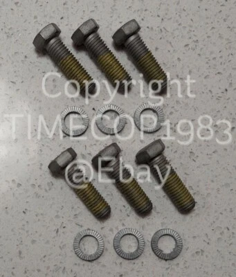 6 OEM HUMVEE ПОЛОВИНА ВАЛА ВНУТРЕННИЕ БОЛТЫ + БЛОКИРОВКА ШАЙБ HUMMER H1 M998 AM общий - Изображение 1 из 2