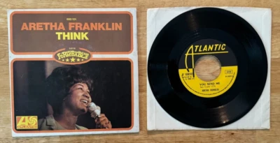45 7" FRENCH SP ARETHA FRANKLIN THINK - Image 1 of 2