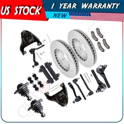 Rotores de freno de rótula Oldsmobile Bravada 1997-2001 pastillas de freno de cerámica Foto 1 de 4