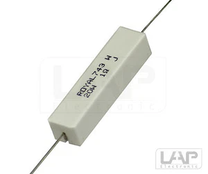 1,0 -33 Ohmio 20 Vatios 5% Keramikwiderstand Resistencia 20W Cerámica - Bild 1 von 3
