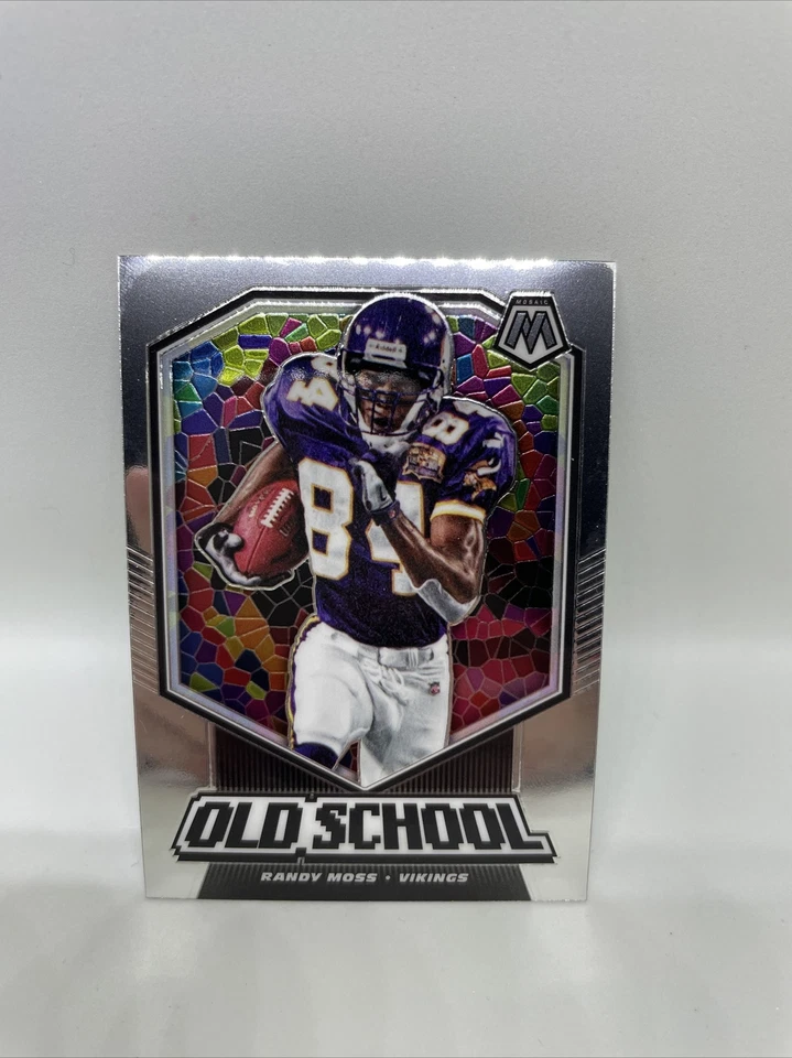 2020 Panini Mosaic Old School #OS14 Randy Moss Minnesota Vikings - Image 1 of 2