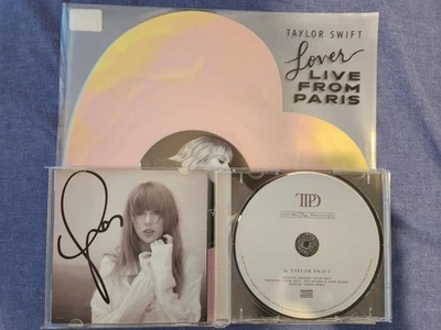Taylor Swift Lover Live From Paris Heart Shaped Vinyl With Hand Signed Photo - Bild 1 von 4