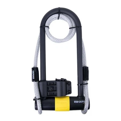 OXFORD Magnum Duo MOTORBIKE U-Lock (315mm X 170mm) with Cable - Image 1 of 3