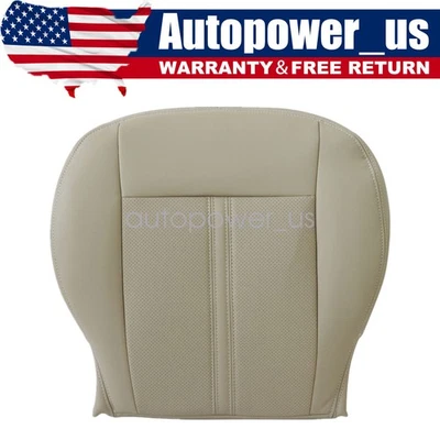 Cubierta de asiento de cuero perforado inferior del conductor para Cadillac SRX 2010-2016 color tostado nueva Foto 1 de 4