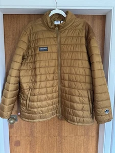 ADIDAS SPZL Topfield Liner Jacket 2XL Double Extra Large 26” Gold Puffer RARE - Picture 1 of 15