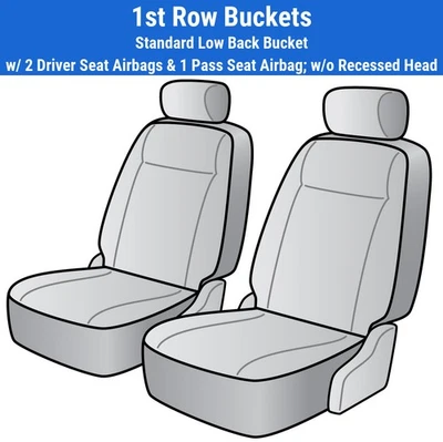 Fundas de asiento de neopreno genuinas para Buick Enclave 2019-2023 Foto 1 de 4