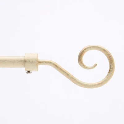 BASTONE TENDA ESTENSIBILE IN  FERRO BATTUTO  DA 110 A 200 cm SCORRITENDA PORTA - Immagine 1 di 3