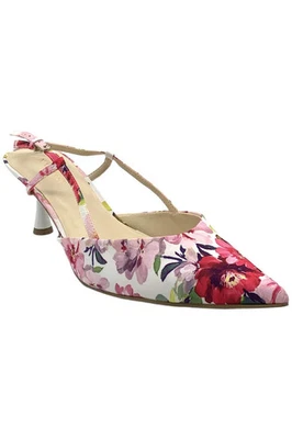 Nine West Women's Rillas 2 Kitten Heel Slingback Pumps Medium Pink - Image 1 of 3