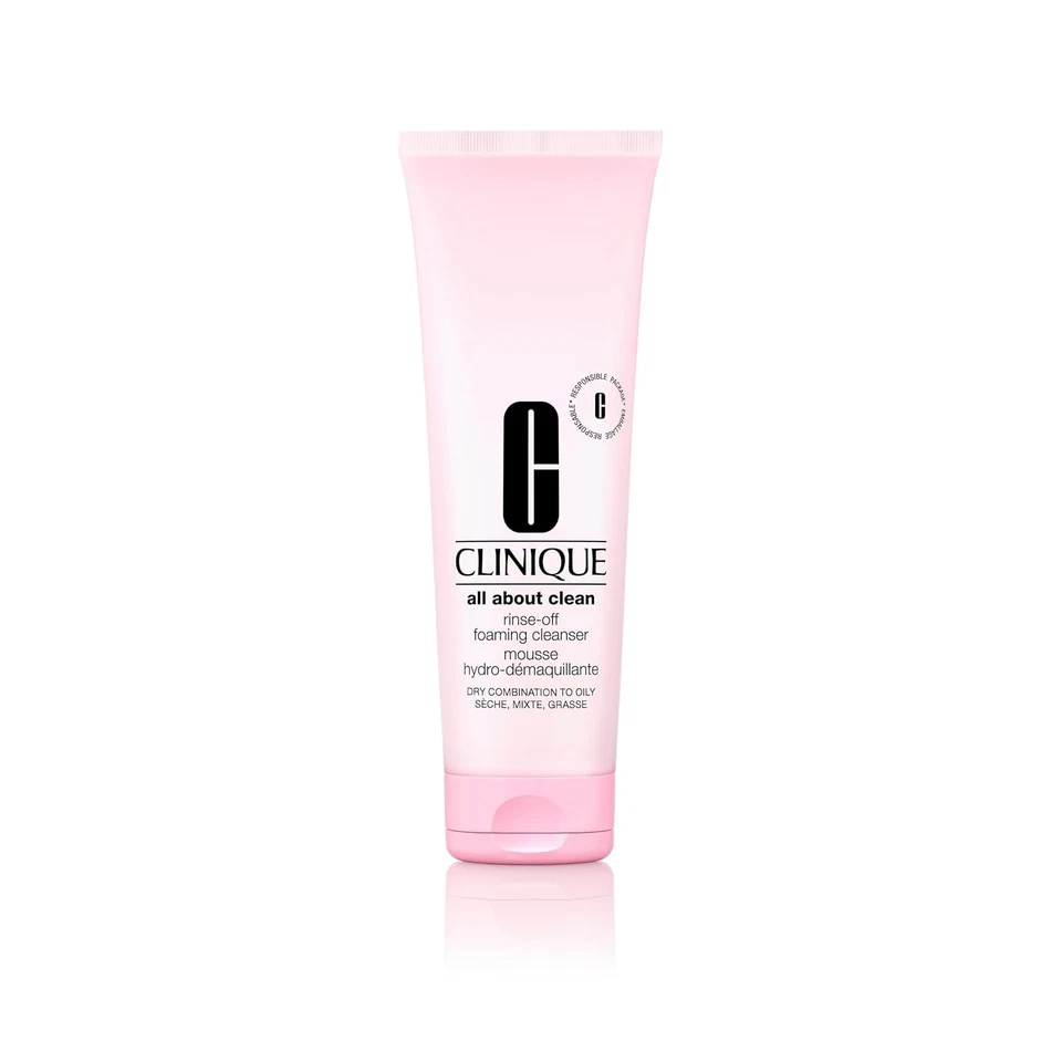 Clinique All About Clean Rinse-Off - Combination Oily to Oily Skin 8.5oz Read