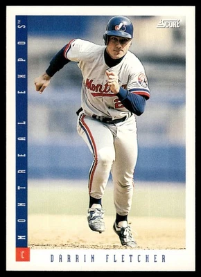 1993 Score Darrin Fletcher Montreal Expos #216 - Image 1 of 2