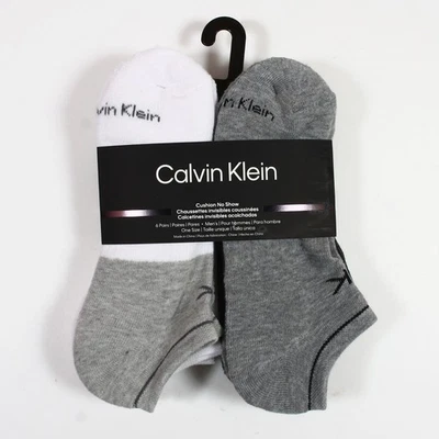 Calvin Klein 6 pares de calcetines acolchados para hombre talla 7-12 Foto 1 de 2