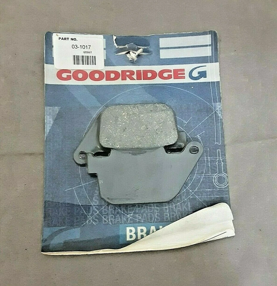 NUEVAS pastillas de freno traseras Goodridge G339ST orgánicas Harley Davidson Sportster 03-1017 Foto 1 de 4