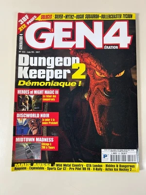 Magazine Gen 4 Génération 4 n°123: Dungeon Keeper 2, Heroes of Might & Magic III - Immagine 1 di 4
