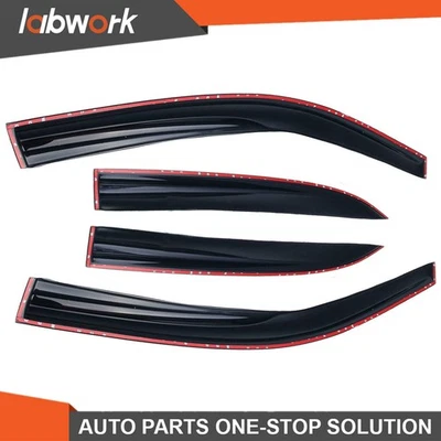 Labwork 窗帘 适用于 03 04 - 2007 年本田雅阁 Sun Dark Smoke Slim Style 4 件 — 第 1/4 张图片