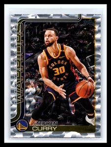 💥 2025-26 Topps - Stephen Curry #135 Crackleboard Foil Warriors - Imagen 1 de 2