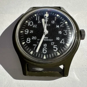 Vintage Timex MacGyver Military Field Mechanical Watch Philippines Working Cont - Bild 1 von 5