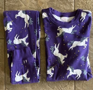 Purple Unicorn Size 10/140 Pajamas Hannah Andersson  Long Sleeve Smoke Free Home - Picture 1 of 3