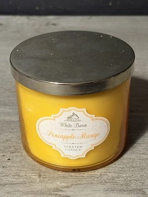 Свеча Bath & Body Works White Barn АНАНАС МАНГО 3 фитиля 14,5 унции НОВАЯ - Изображение 1 из 3