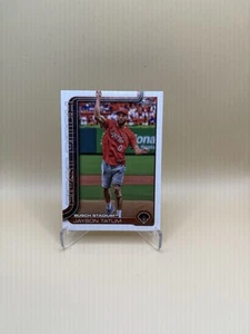 JAYSON TATUM First Pitch #FP-5 Cardinals (Celtics) - 2025 Topps Series 1 - Picture 1 of 2