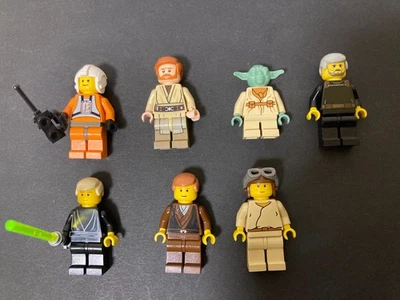 LEGO Starwars Yoda Anakin Dooku Obi-Wan Luke  Minifigure Retired from Japan - Image 1 of 4