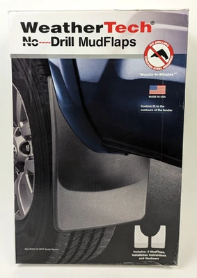 NUEVO WeatherTech MudFlaps sin taladro 110136 negro 2021-2022 Kia Sorento UN PAR Foto 1 de 3