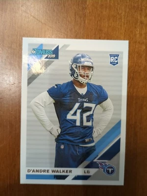 2019 Panini Donruss - Rookies D'Andre Walker #291 (RC) - Image 1 of 2