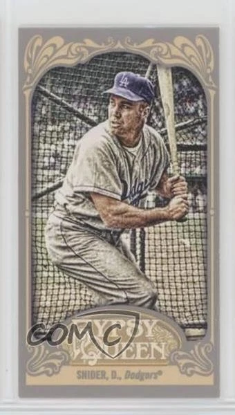 2012 Topps Gypsy Queen Mini Straight Cut Duke Snider #340 HOF - Image 1 of 2