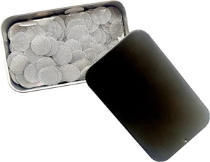 Pantallas de tubería de acero inoxidable de 5/8 pulgadas 200 piezas de grosor premium, 0,63"  - Imagen 1 de 6