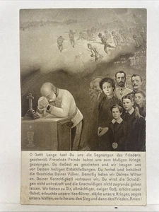 WWI Österreich-Ungarn Propaganda Poatcard Franz Joseph I Beten Deutsch Gebet - Bild 1 von 2
