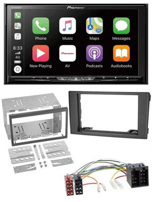 Pioneer 2DIN MP3 USB DAB DVD Bluetooth Autoradio für Iveco Daily 06-14 schwarz - Bild 1 von 4