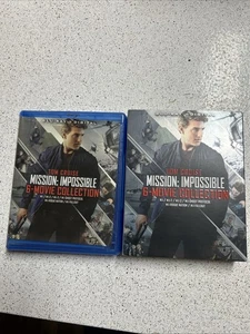 Mission Impossible 6 Movie Collection Blu-ray Tom Cruise Pre Owned Clean Discs - Imagen 1 de 2