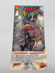 Ripclaw 1/2 (1995) - incluye certificado de autenticidad de asistente - Imagen 1 de 2