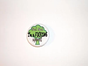 Eddie Izzard Button Pin #06 - I'm a Squirrel - Picture 1 of 2