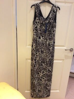 Новое с этикетками животных печать без рукавов макси платье от "Tiana B. Нью -Й орк", размер 12, l 55". - Изображение 1 из 4