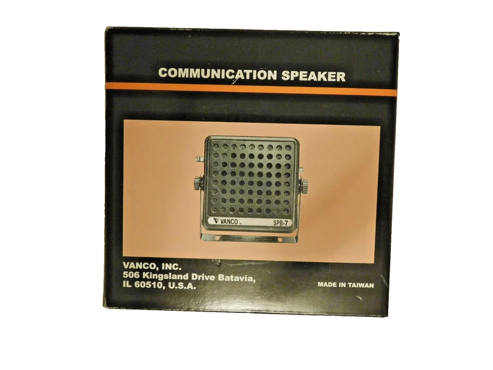 Altavoz externo Vanco SPB-7 4", 10 vatios, 8 ohmios, radio CB/Ham Foto 1 de 4