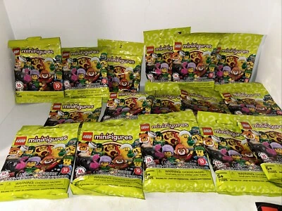 Complete Sets of (16) Lego Series 19 Minifigures New Factory Sealed 2019 - Image 1 of 4