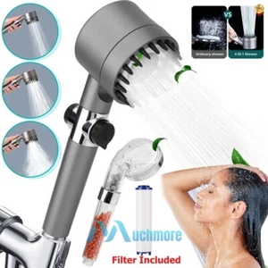 German Multifunctional Massage Rain Shower Head 3-Speed Handheld High Pressure - Picture 1 of 48