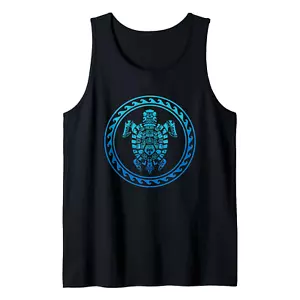 Hawaiian Tribal Sea Turtle Polynesian Symbol Tank Top - Picture 1 of 10