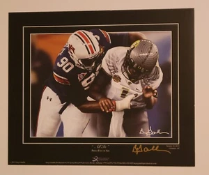 Auburn Tigers "All In" 2010 BCS Champs vs Oregon Football Print Nick Fairley SEC - Picture 1 of 1