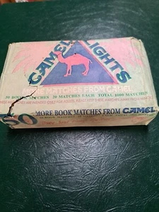 Camel Lights Matchbooks From Camel 50 Pack Matches - Picture 1 of 8