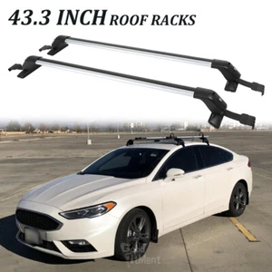 For Ford Fusion 2006-20 43" Car Top Roof Rack Cross Bars Luggage Cargo Carrier - Bild 1 von 17