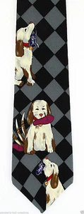 Chew Toy Mens Necktie US Humane Society Silk Dog Neck Tie Pet Dogs Gift - Picture 1 of 3