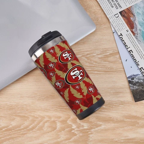 San Francisco 49ers Double Insulated Coffee Cup Car Travel Cup 400ml,fans Gift Cover