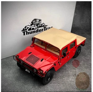 EXOTO 1:18 Hummer Red Pickup Edition Alloy Diecast Model Car Vehicles Toys Gifts - Picture 1 of 17