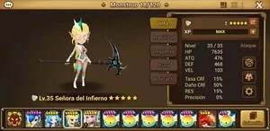 Summoners War ASIMA Light Hell Lady +48 LD +200 especiales+ toneladas de pergaminos (GLOBAL) - Imagen 1 de 7