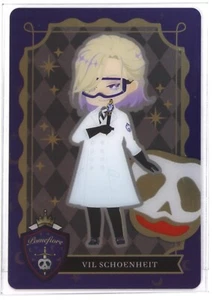 Tarjeta de metal Disney Twisted Wonderland P3-22 Vil Schoenheit BANDAI Japón - Imagen 1 de 4
