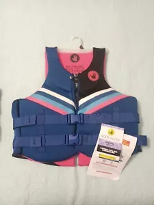 Mujeres Azul y Rosa Body Guante Evoprene PFD Chaleco Salvavidas Chaleco de Natación XXL XXXL Nuevo - Imagen 1 de 4