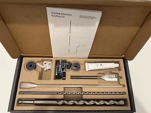 Starlink Satellite MASONRY ROUTING KIT for Masonry Walls (3 bits included) - Photo 1/5